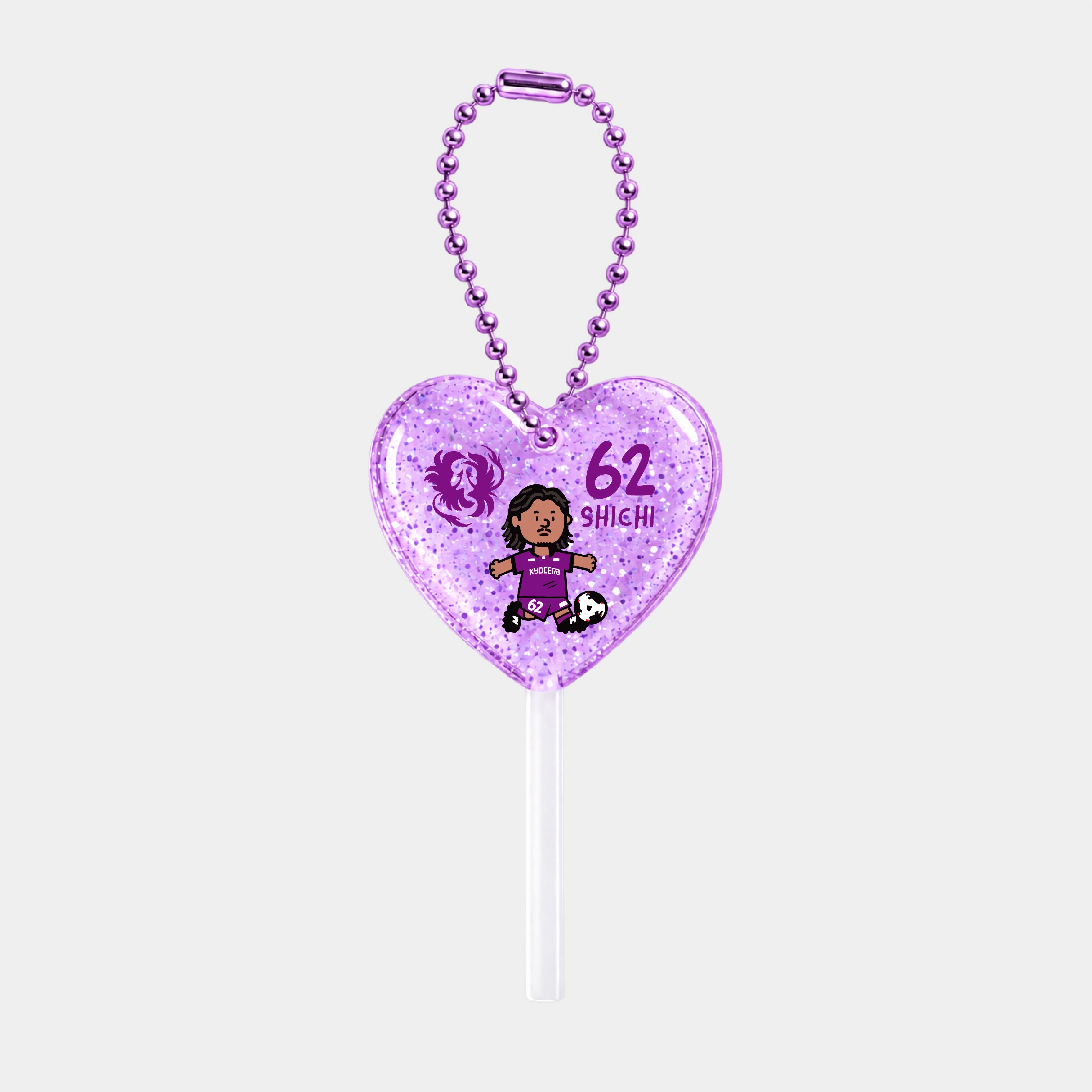 ゆるプチ選手のキャンディアクリルキーホルダー